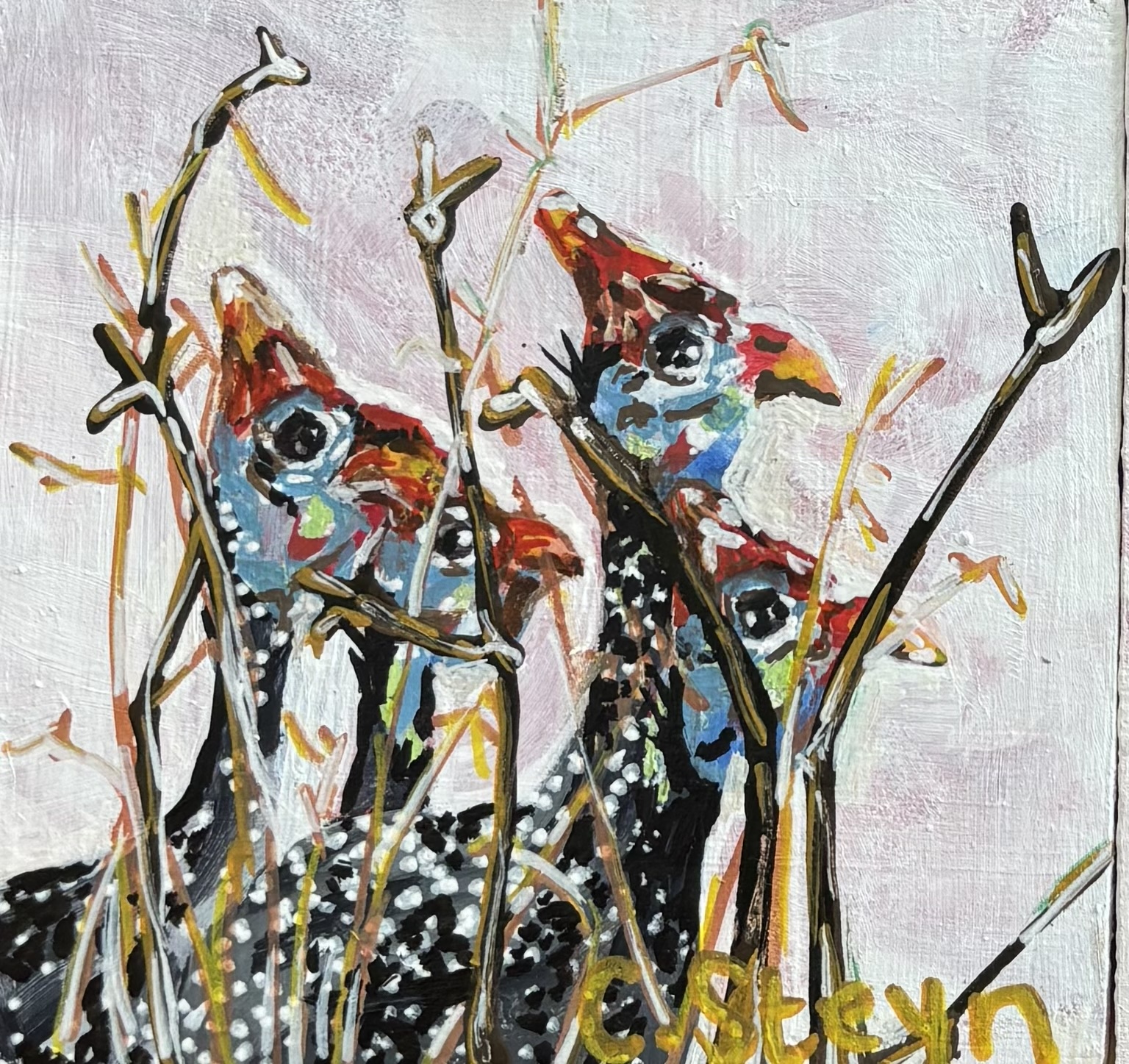 Guinea Fowl By Carike Steyn
