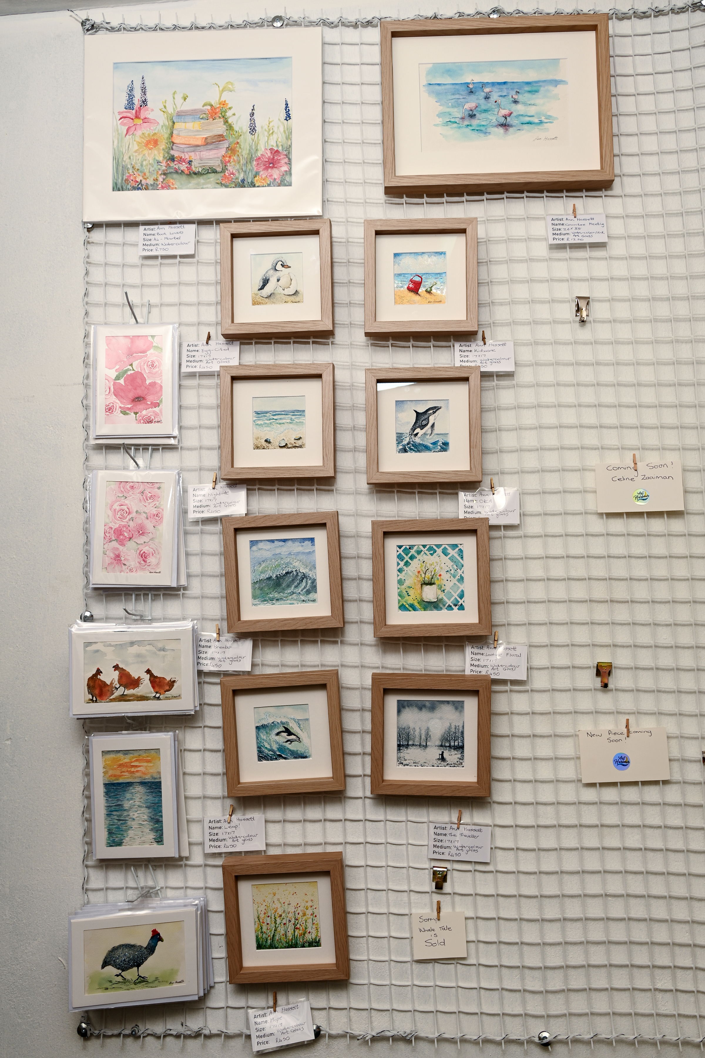 Miniature Watercolours By Ann Hassett