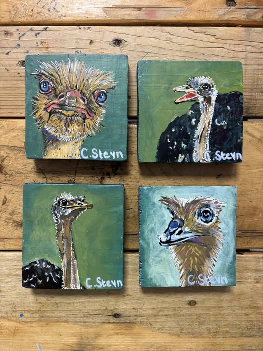 Miniature Acrylics By Carike Steyn