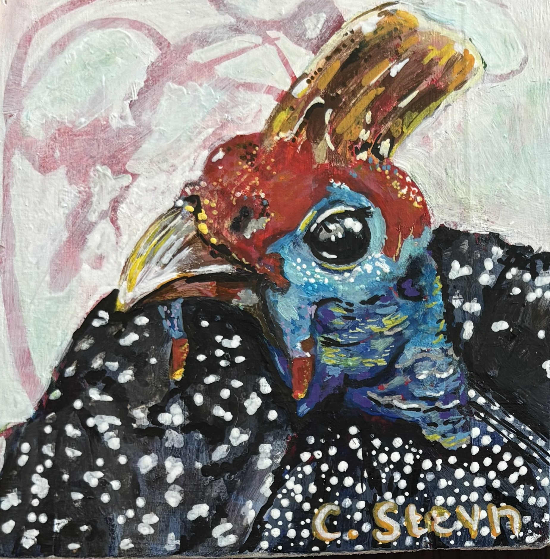Guinea Fowl By Carike Steyn